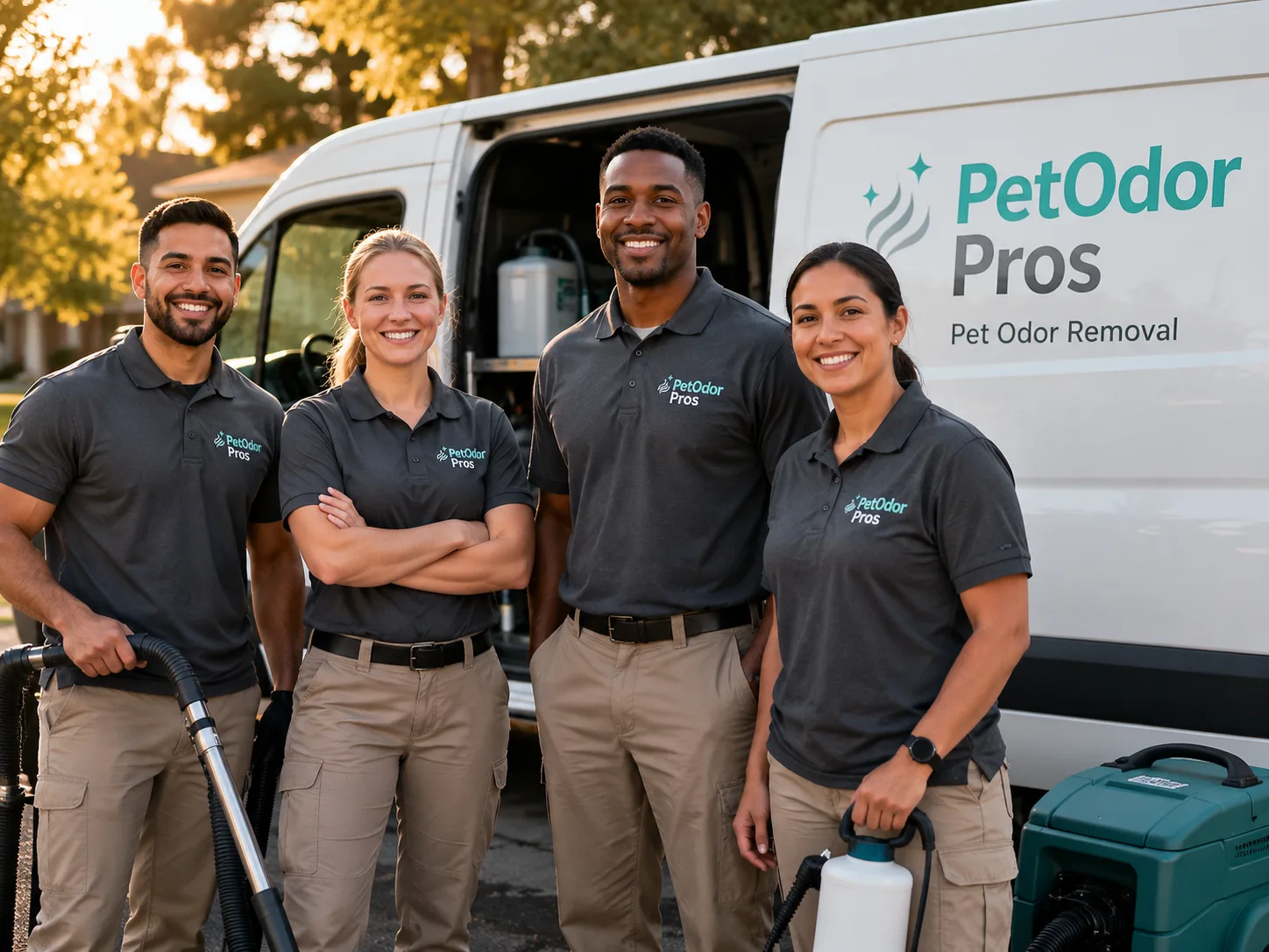 Pet Odor Removal team serving Chino, CA